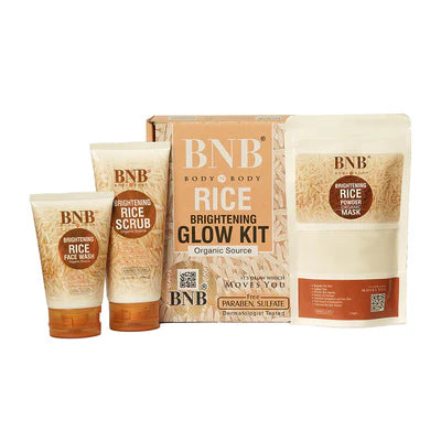 BNB RICE BRIGHTENING GLOW KIT