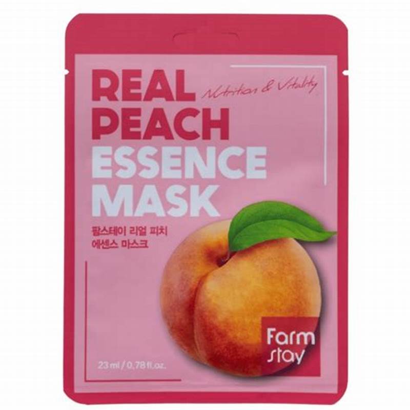 Face mask sheet in fruit flavour