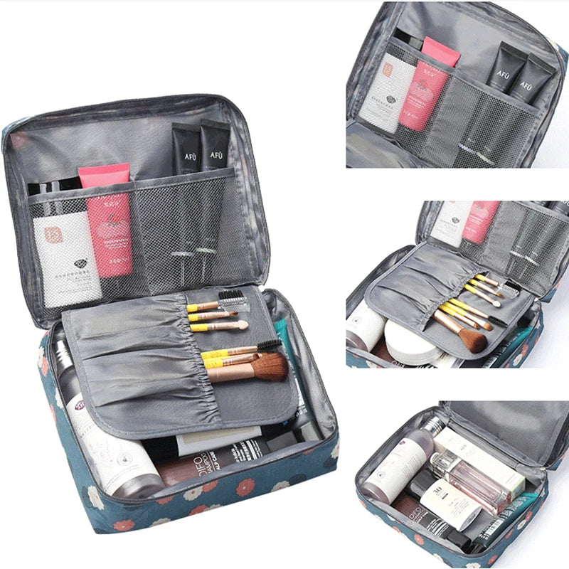 Portable Outdoor Girls Make Up Organizer Cases Women Cosmetic Bag Waterproof Female Storage Makeup Cases Storage Bag