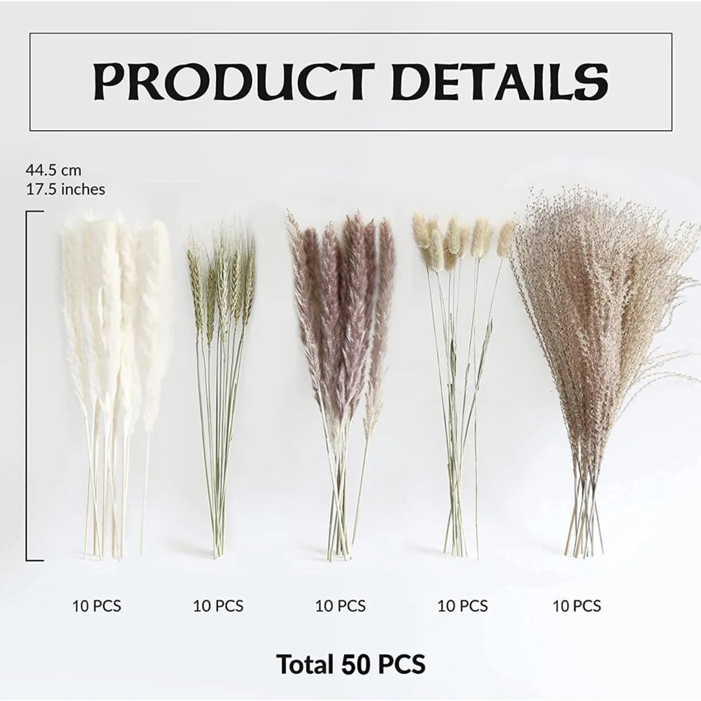 Dried Reed Flower Small Dried Flower Bouquet Small Whisk Small Pampas Grass Dried Flowers Rabbittail Home Decoration Furnishings