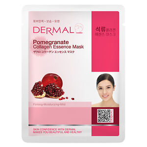 Face mask sheet in fruit flavour